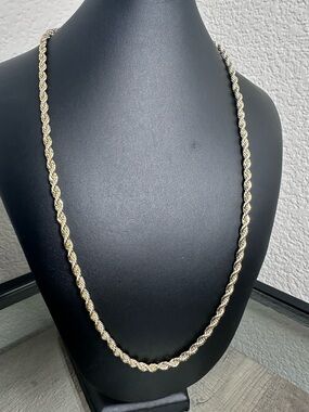 Classic Gold-Filled Twisted Rope Necklace - Women Jewelry